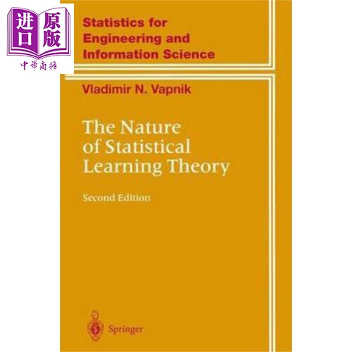 现货 统计学习理论的本质 The Nature of Statistical Learning Theory 英文原版 Richard Courant Fritz John【中商原版】
