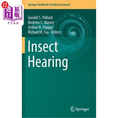 海外直订医药图书Insect Hearing 昆虫听觉