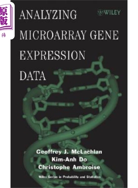 现货 微矩阵基因表现数据分析 Analyzing Microarray Gene Expression Data 英文原版 Geoffrey McLachlan 中商原版