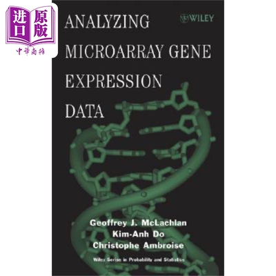 现货 微矩阵基因表现数据分析 Analyzing Microarray Gene Expression Data 英文原版 Geoffrey McLachlan 中商原版