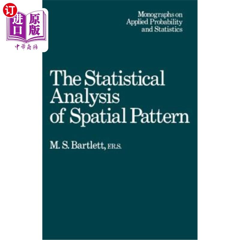 海外直订The Statistical Analysis of Spatial Pattern 空间格局的统计分析