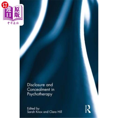 海外直订医药图书Disclosure and Concealment in Psychotherapy 心理治疗中的揭露与隐藏