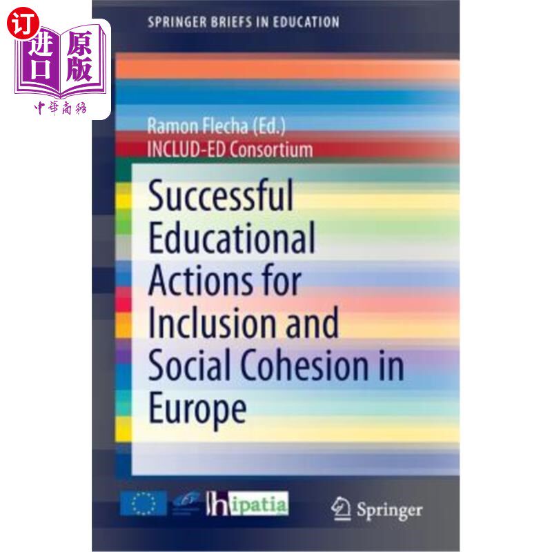 海外直订Successful Educational Actions for Inclusion and Social Cohesion in Europe 欧洲成功的包容和社会凝聚力教育行动