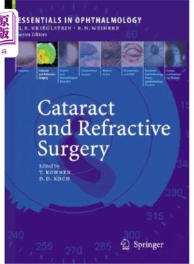 海外直订医药图书Cataract and Refractive Surgery 白内障和屈光手术