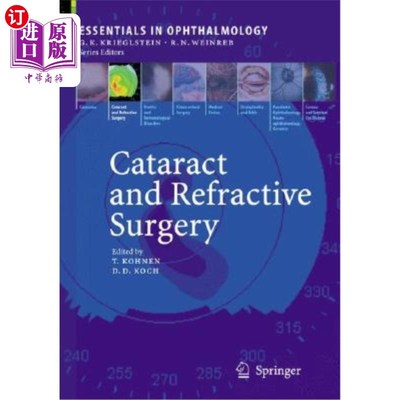 海外直订医药图书Cataract and Refractive Surgery 白内障和屈光手术