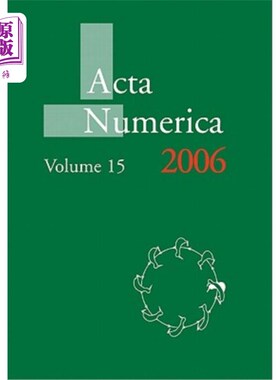 海外直订ACTA Numerica 2006: Volume 15 《分子学报》2006年第15卷