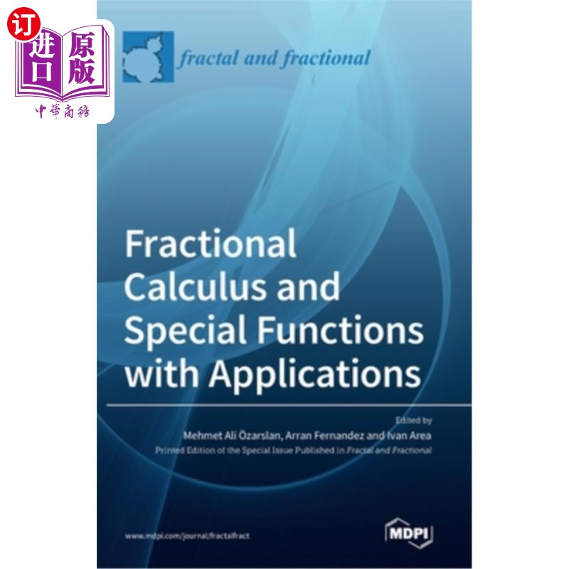 海外直订Fractional Calculus and Special Functions with Applications 分数阶微积分和特殊函数及其应用