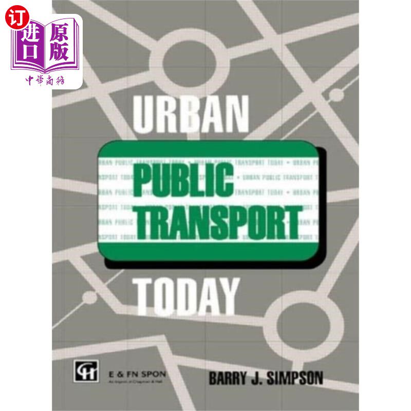 海外直订Urban Public Transport Today 今日城市公共交通