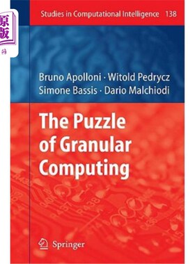 海外直订The Puzzle of Granular Computing 颗粒计算的难题
