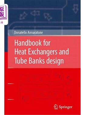 海外直订Handbook for Heat Exchangers and Tube Banks Design 热交换器和管组设计手册