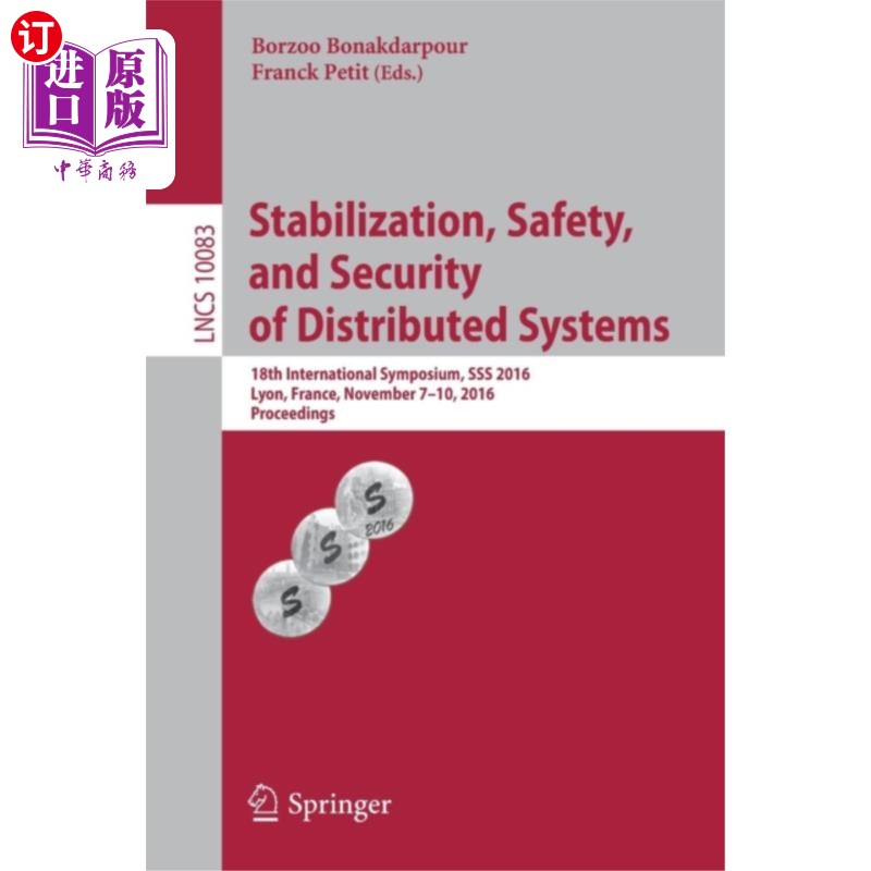 海外直订Stabilization, Safety, and Security of Distribut... 分布式系统的稳定、安全和安全
