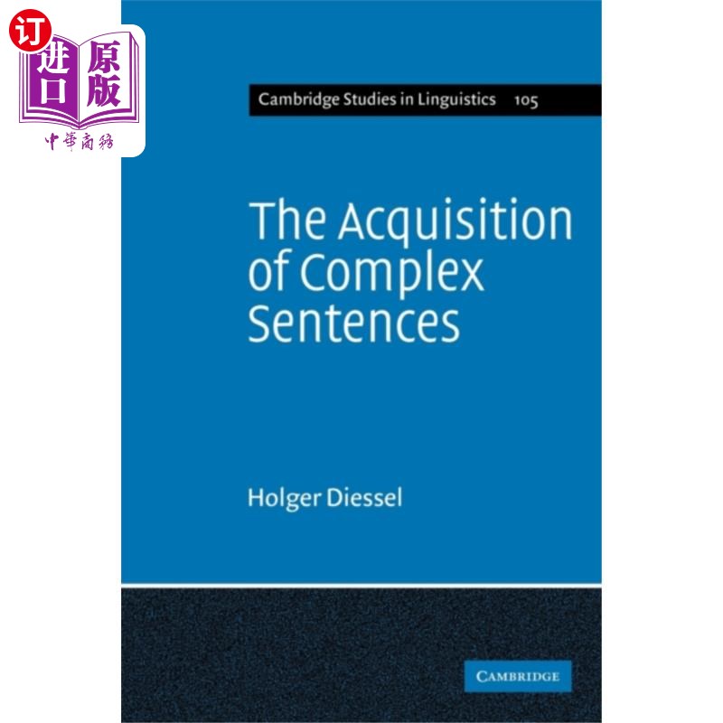 海外直订Acquisition of Complex Sentences 复合句的习得