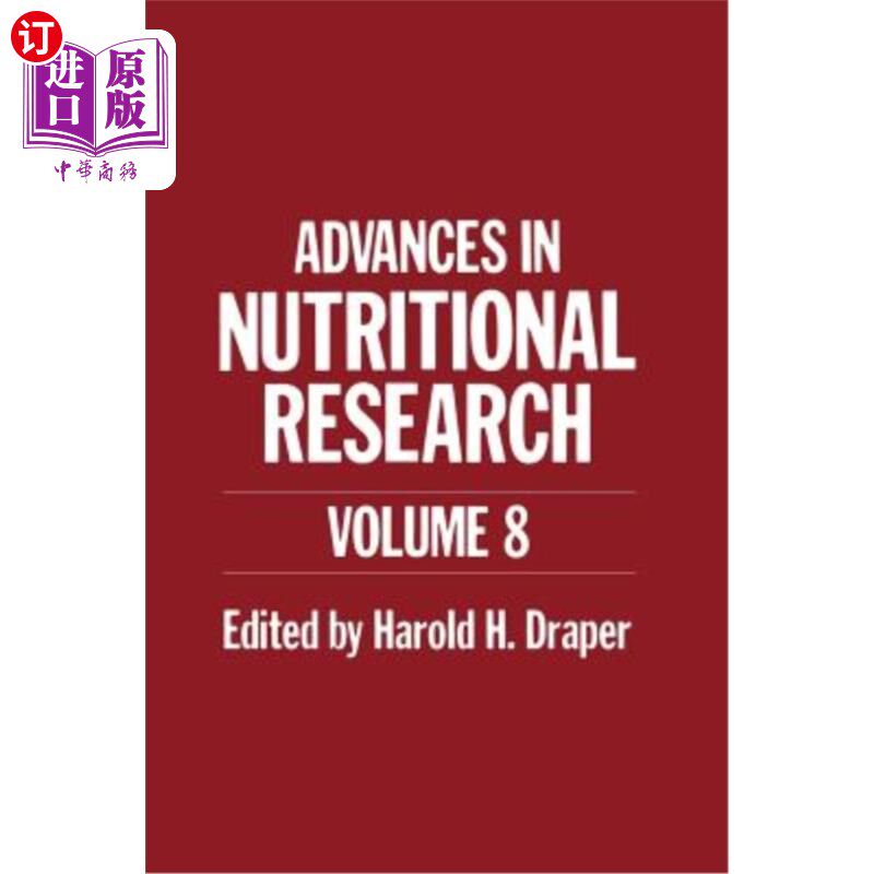 海外直订医药图书Advances in Nutritional Research: Volume 8 营养研究进展：第8卷