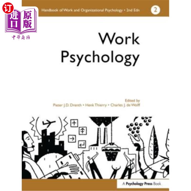 海外直订A Handbook of Work and Organizational Psychology: Volume 2: Work Psychology 工作与组织心理学手册:第二卷:工