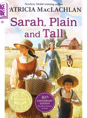 纽伯瑞：又丑又高的莎拉（1986年纽伯瑞金奖）Sarah, Plain and Tall 英文原版 儿童章节书 文学小说故事书 精品【中商原版】
