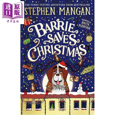预售 巴里拯救了圣诞节 节日冒险故事 魔法盛宴 Barrie Saves Christmas 英文原版 Stephen Mangan【中商原版】