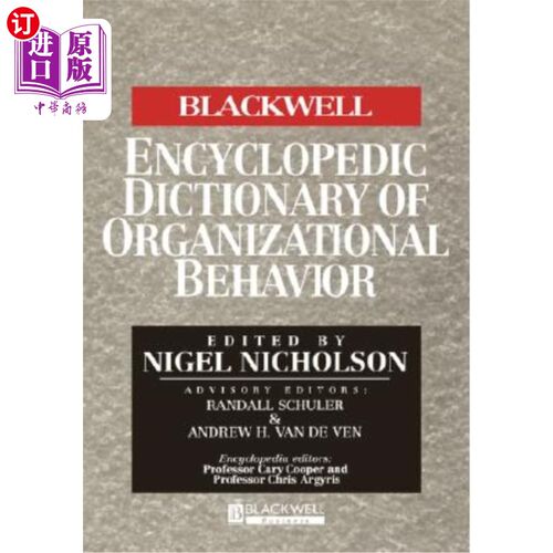 海外直订BWEncy Dict Organiz Behavior C 布莱克威尔组织行为百科全书词典