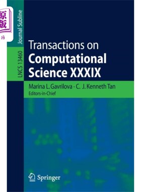 海外直订Transactions on Computational Science XXXIX 计算科学汇刊第三十九期