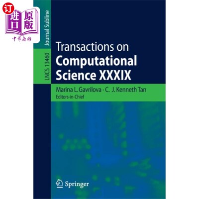 海外直订Transactions on Computational Science XXXIX 计算科学汇刊第三十九期