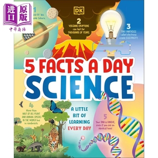 Day 精装 中商原版 Facts 科普百科图书 儿童知识绘本 英文原版 7岁以上 进口童书 Science DK每日一学 自然科学读物