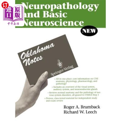 海外直订医药图书Neuropathology and Basic Neuroscience 神经病理学与基础神经科学