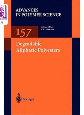 海外直订Degradable Aliphatic Polyesters 可降解脂肪族聚酯