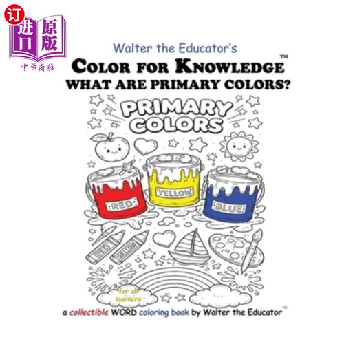 海外直订Color for Knowledge: What are Primary Colors? 知识的颜色：什么是原色？