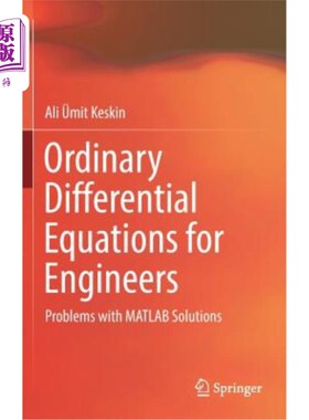 海外直订Ordinary Differential Equations for Engineers: Problems with MATLAB Solutions 工程常微分方程的MATLAB求解