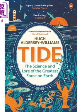 现货 潮汐 地球上强大力量的传说与科学 Tide 英文原版 Hugh Aldersey Williams 自然科学 科普百科【中商原版】