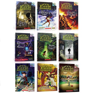 预售 学乐大树系列 英文原版怪诞小学10册 Eerie Elementary 1-10 初级章节桥梁书 美国畅销小学读物 怪异小学记系列【中商原版】