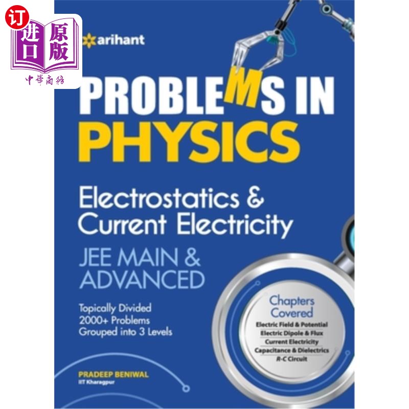 海外直订Problems In Physics Electrostatics & Current Electricity JEE Mains & Advanced 物理静电与电流电JEE电源及高级