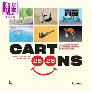 2026 进口艺术 中商原版 CARTOONS 最佳卡通作品 2025 卡通节评选出 预售 卡通：全球历史最悠久