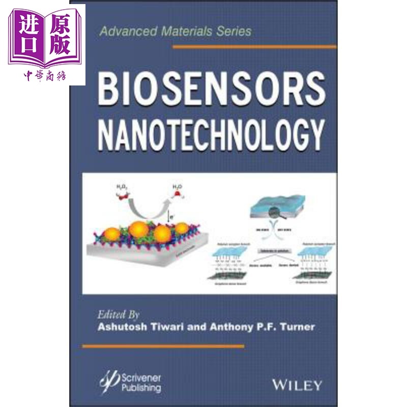 现货 生物传感器纳米技术 Biosensors Nanotechnology Ashutosh Tiwari 英文原版【中商原版】wiley