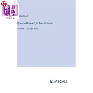 Two Volumes large Durward; print 海外直订Quentin Volume