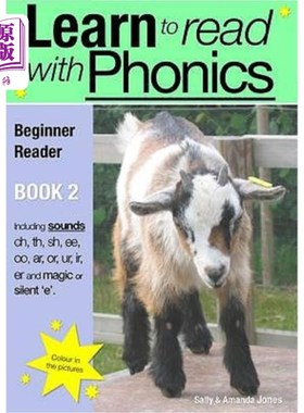 海外直订Learn to Read Rapidly With Phonics: Beginner Reader Book 2. A fun, colour in pho 学习快速阅读语音：初学者读