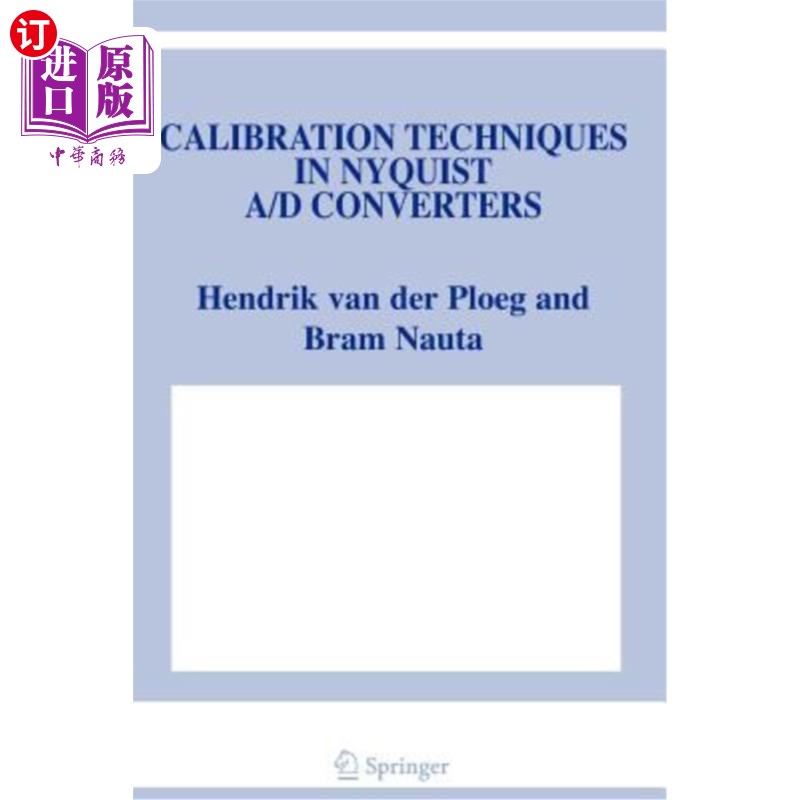 海外直订Calibration Techniques in Nyquist A/D Converters 奈奎斯特A/D转换器的校准技术