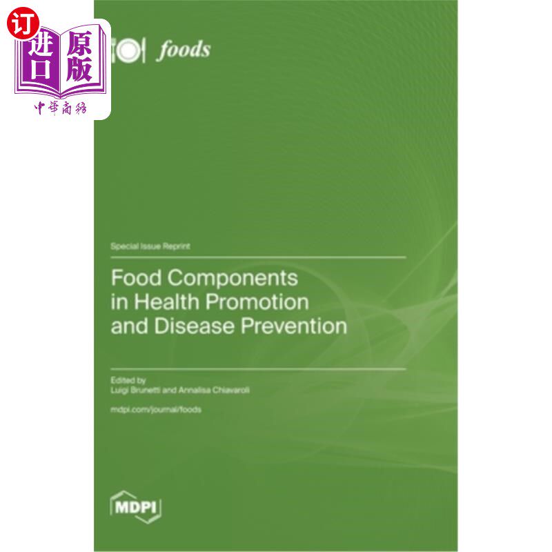 海外直订Food Components in Health Promotion and Disease Prevention 促进健康和预防疾病的食物成分