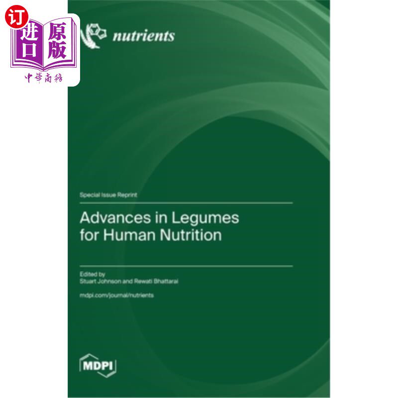 海外直订Advances in Legumes for Human Nutrition 豆类对人体营养的研究进展
