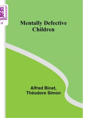 海外直订Mentally Defective Children 智障儿童