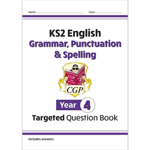 英国CGP KS2 English Targeted Question Book: Grammar, Punctuation & Spelling - Year 4【中商原版】