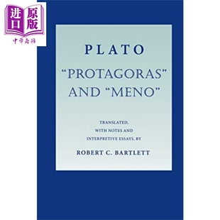 柏拉图 Protagoras 中商原版 哲学理论与方法 人文社科 英文原版 Meno and Plato 普罗塔哥拉篇和美诺篇