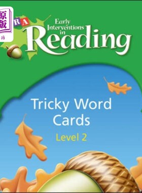 海外直订Early Interventions in Reading Level 1, Tricky W... 阅读1级的早期干预，棘手的单词卡片