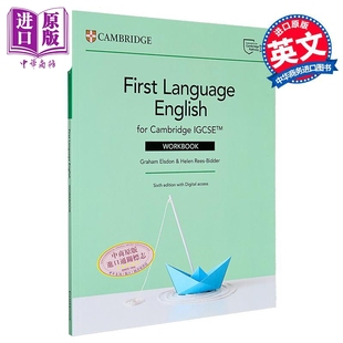 Cambridge 剑桥IGCSE第一语言英语练习册 First Language English Workbook 附电子版2年 Digital Access 2 Years【中商原版?