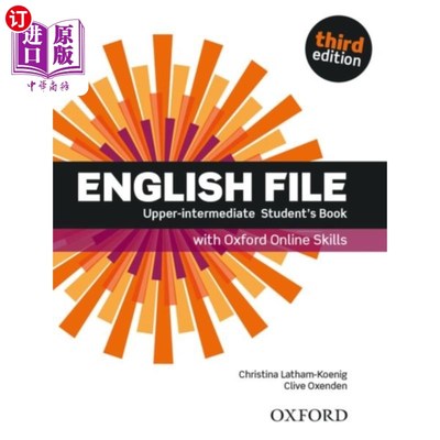 海外直订English File: Upper-Intermediate: Student's Book... 英语档案:中高级:学生的书与牛津在线技能