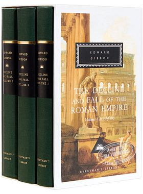 罗马帝国衰亡史精装 爱得华吉本The Decline and Fall of the Roman Empire, vol. 1-3英文原版MDWARD GIBBON罗马史 历史传记