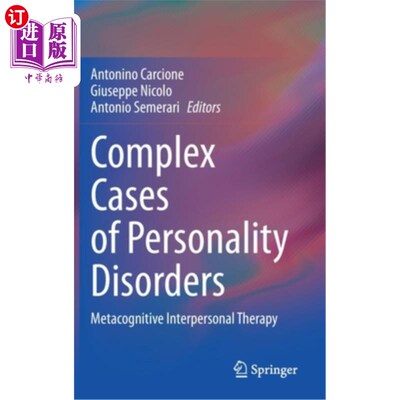 海外直订医药图书Complex Cases of Personality Disorders: Metacognitive Interpersonal Therapy 人格障碍的复杂案例:元认