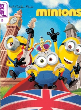 小金书 小黄人1 Minions Little Golden Book 英文原版 儿童绘本 图画故事书 幽默搞笑的冒险故事 进口童书 3-7岁【中商原版?