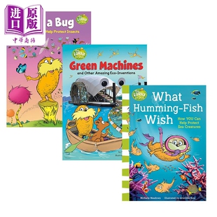 Books Humming Seusss Lorax Bug 英文原版 The Wish Fish 苏斯博士非小说类儿童生态知识科普图书3册What 中商原版 Hug