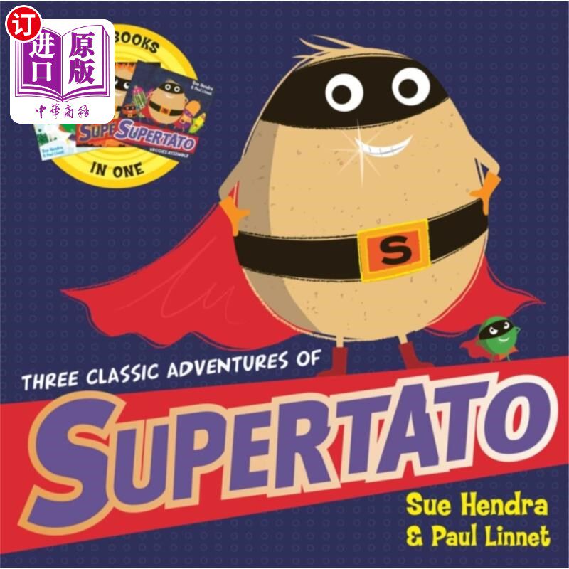 海外直订Three Classic Adventures of Supertato 超级土豆的三个经典冒险