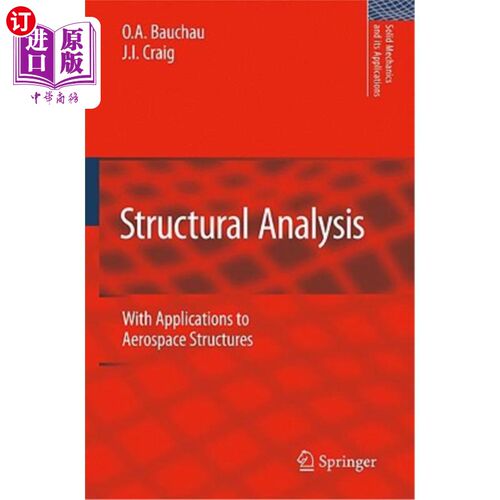 海外直订Structural Analysis: With Applications to Aerospace Structures 结构分析：在航天结构中的应用